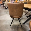 Krzesło obrotowe IAN Koniak- Henders & Hazel - Mikrofibra Pala
