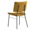 Krzesło Xooon Tatum żółta - Musztardowa plecionka