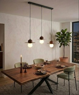 Lampa wisząca UFO 95 cm - Walnootlook & Glass - COCO maison