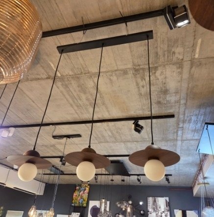 Lampa wisząca UFO 95 cm - Walnootlook & Glass - COCO maison