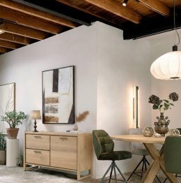 [M] Komoda Niska NYSTEAD 140 cm - Dąb Dune Natural | Henders & Hazel