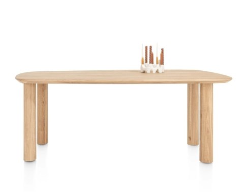 [K, od ręki] Stół Jadalniany AZULO 210 cm - Massief Eiken / Natural Sand