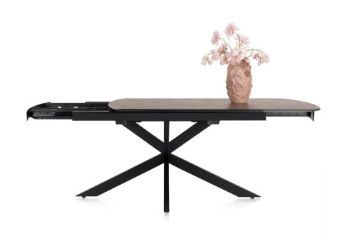 [M] Stół rozkładany PAVALON 140-190 cm - Kolor Roest (Rdza) - HPL