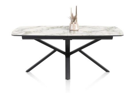 [M, od ręki] Stół Henders& Hazel Palace 190+ 60 x 110 cm biały centralna noga