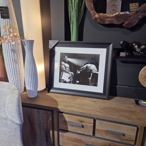 Obraz MUHAMMAD ALI 73x63 cm - Drewniana Rama - COCO maison | seria Cinema