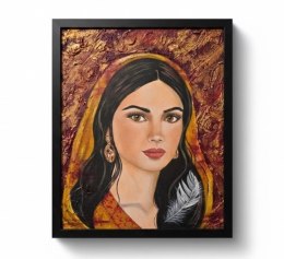 Obraz w Drewnianej Ramie 