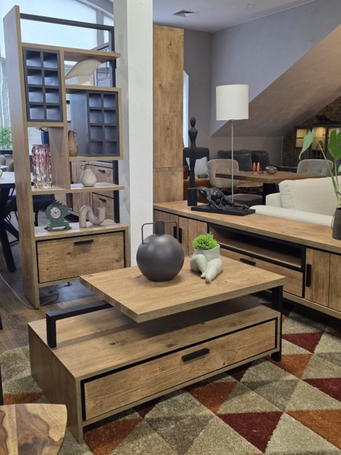 [R,M] Parawan / Regał na wino Pavarotti Henders& Hazel 70x190 cm, industrialny, laminat HPL