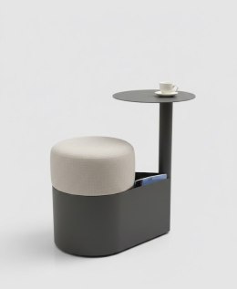 [R] Puf wielofunkcyjny z blatami i schowkiem SOLO-Station 3w1