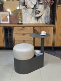 [R] Puf wielofunkcyjny z blatami i schowkiem SOLO-Station 3w1