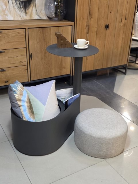 [R] Puf wielofunkcyjny z blatami i schowkiem SOLO-Station 3w1