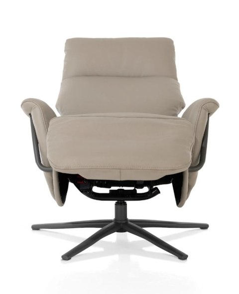 [R, od ręki] Fotel Relax Stelvio - Skóra Naturalna Maine Taupe - 3 Silniki - Akumulator