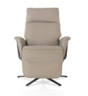 [R, od ręki] Fotel Relax Stelvio - Skóra Naturalna Maine Taupe - 3 Silniki - Akumulator