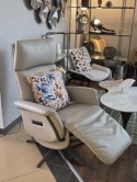 [R, od ręki] Fotel Relax Stelvio - Skóra Naturalna Maine Taupe - 3 Silniki - Akumulator