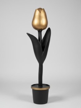 Rzeźba Podłogowa TULP DECO - Gold & Black (151 cm)