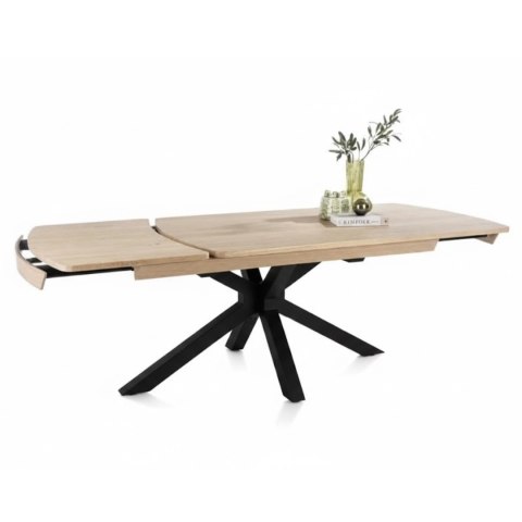 [M/R, od ręki] Stół Rozkładany NYON 170-230 cm - Natural Sand / Metalowy Pająk