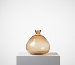 Szklany Wazon JAVI 33,5 cm - Bursztynowy / COCO maison