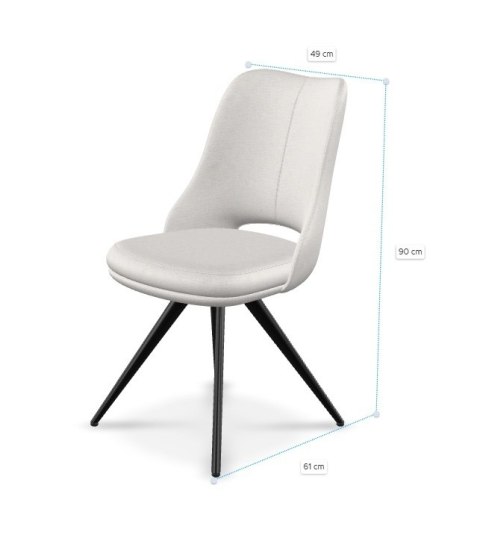 [na zamówienie] Krzesło obrotowe IAN - Personalizowane | Wybierz swoją tapicerkę | Henders & Hazel