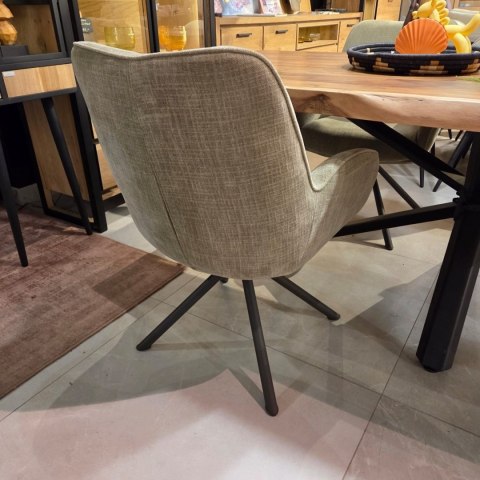 [od ręki] Fotel Obrotowy RILEY - Kieszeniowy Rdzeń Sprężynowy - Kolor Olive