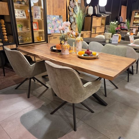 [od ręki] Fotel Obrotowy RILEY - Kieszeniowy Rdzeń Sprężynowy - Kolor Olive