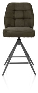 [od ręki] Hoker Obrotowy Bell 68 cm - Zielona Mikrofibra Mosgroen, Sprężyny Kieszeniowe