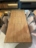 [K] Stół Rozkładany SARDINIË Happy@Home 180-240 cm Primo Laminato Natural Centralna Noga
