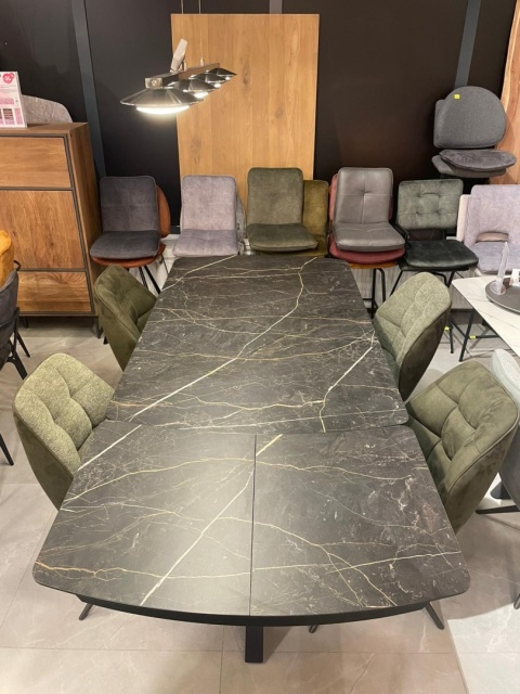 (K) Stół rozkładany z kolekcji Novello (HPL), marmur ONYX 170-230 cm Xooon