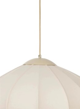 Lampa wisząca Skip - Beżowy Len i Metal - COCOmaison