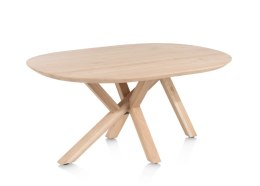 [M] Stół Owalny SHIMLA 160x130 cm - Skandynawski Design & Lite Drewno
