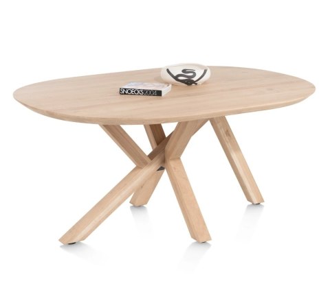 [M] Stół Owalny SHIMLA 160x130 cm - Skandynawski Design & Lite Drewno