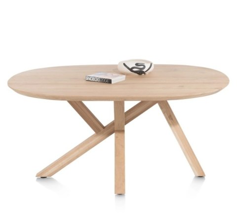 [M] Stół Owalny SHIMLA 160x130 cm - Skandynawski Design & Lite Drewno