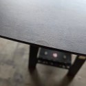 (M, defekt) Stół Xooon Masura 180 + 60 x 110 cm Antracyt szary
