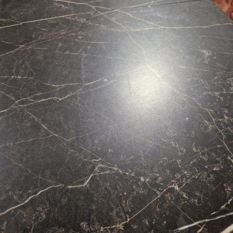 [M, od ręki defekt #1] ONYX Stół Henders& Hazel Palace ciemny marmur 190+ 60 x 110 cm klasyczne 4 nogi