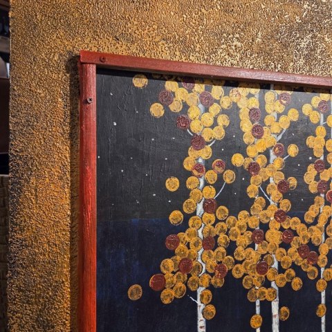 Obraz Ręcznie Malowany 3D "Pożądanie" - Leśna Nimfa z Tabliczką