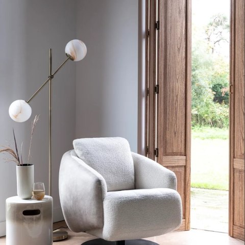 [R] Lampa podłogowa Oona - Efekt Trawertynu - COCOmaison