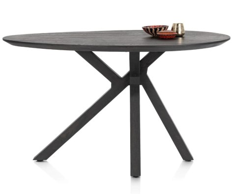 Stół barowy Cosenza 160 x 115 cm - Lite Drewno Dębowe - Onyx - XOOON