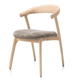 [na zamówienie] Krzesło dębowe BELLAMI - Brązowa Chenille Livigno - Henders & Hazel