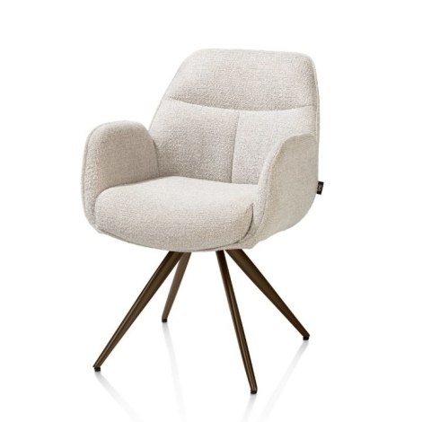 [na zamówienie] Krzesło obrotowe PIPPA - Sevilla Crème - Henders & Hazel