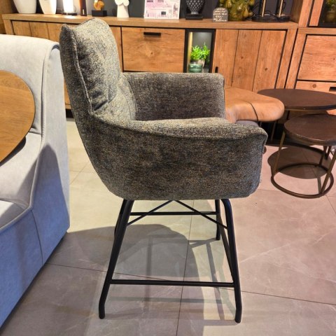 Designerski Hoker CHIARA - Tkanina Szenilowa ENZO Oliwka, Henders & Hazel