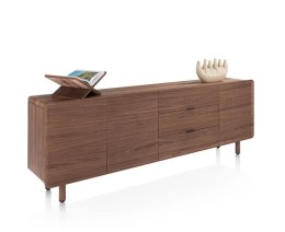 [K] Komoda BRIANZA 235 cm - fornir orzechowy, soft-close, design premium