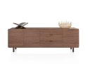 [K] Komoda BRIANZA 235 cm - fornir orzechowy, soft-close, design premium