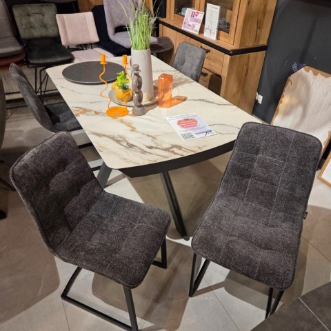 [K, T od ręki] Krzesło Henders& Hazel Kate tapicerka Livigno Antracyt