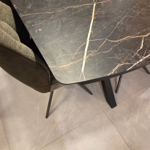 (K, defekt) Stół rozkładany z kolekcji Novello (HPL), marmur ONYX 170-230 cm Xooon