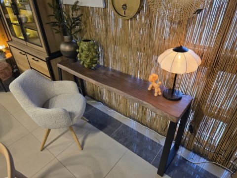 Konsola LOFT LIVE EDGE 178 cm - lity dąb antyczny, naturalna krawędź