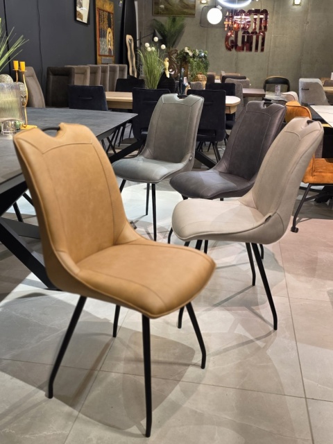 Krzesło Henders& Hazel Michiel mikrofibra Pala zielone
