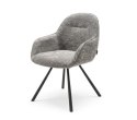 Krzesło Obrotowe CLINT - Tkanina Szenilowa ENZO Grey, Henders & Hazel