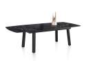 [K] Rozkładany Stół PALACE - 160-210 cm, Blat HPL Onyx, Klasyczne 4 Nogi