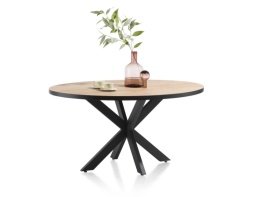 [M] Stół Avalox 150 x 120 cm vintage oak centralna noga