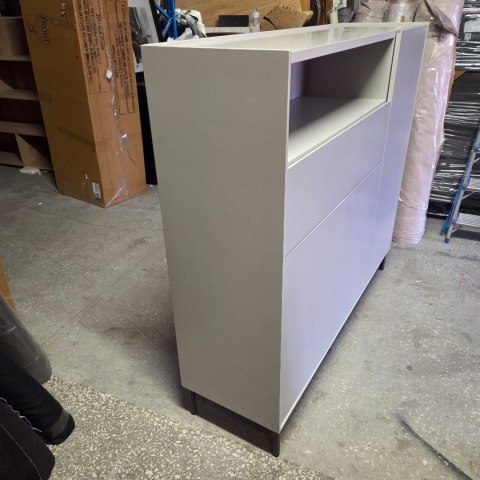 (M, defekt) Nowoczesna Komoda Dressette NOON Xooon 148 cm Silk Grey