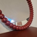 [R, defekt] Lustro ścienne BERRY DOTS - Burgundowe Drewno, 59 cm