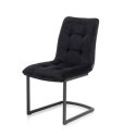 [R od ręki] Krzesło Henders& Hazel Kate tapicerka Czarny Welur